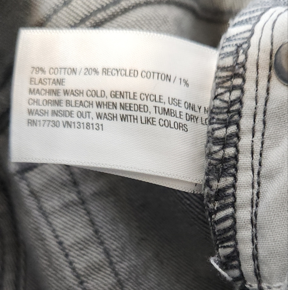 Women's High-Rise Baggy Jeans - Wild Fable Dark Gray 4 - Picture 11 of 16
